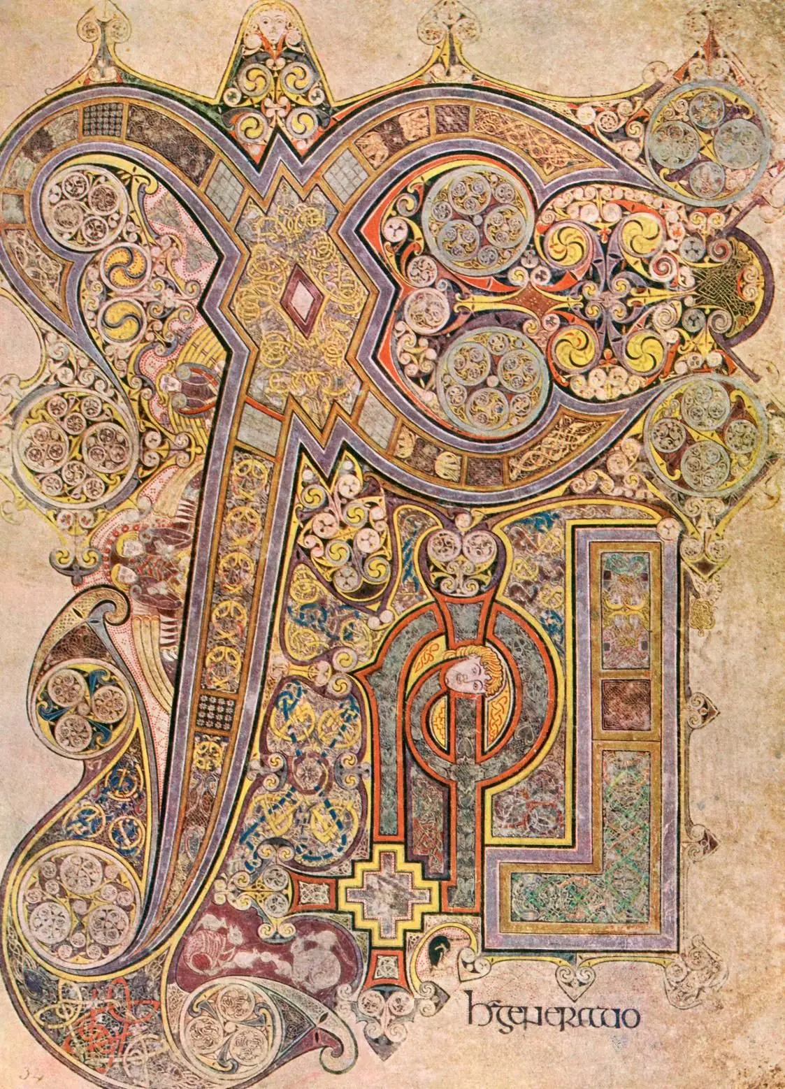 Book of Kells – Chi Rho Page