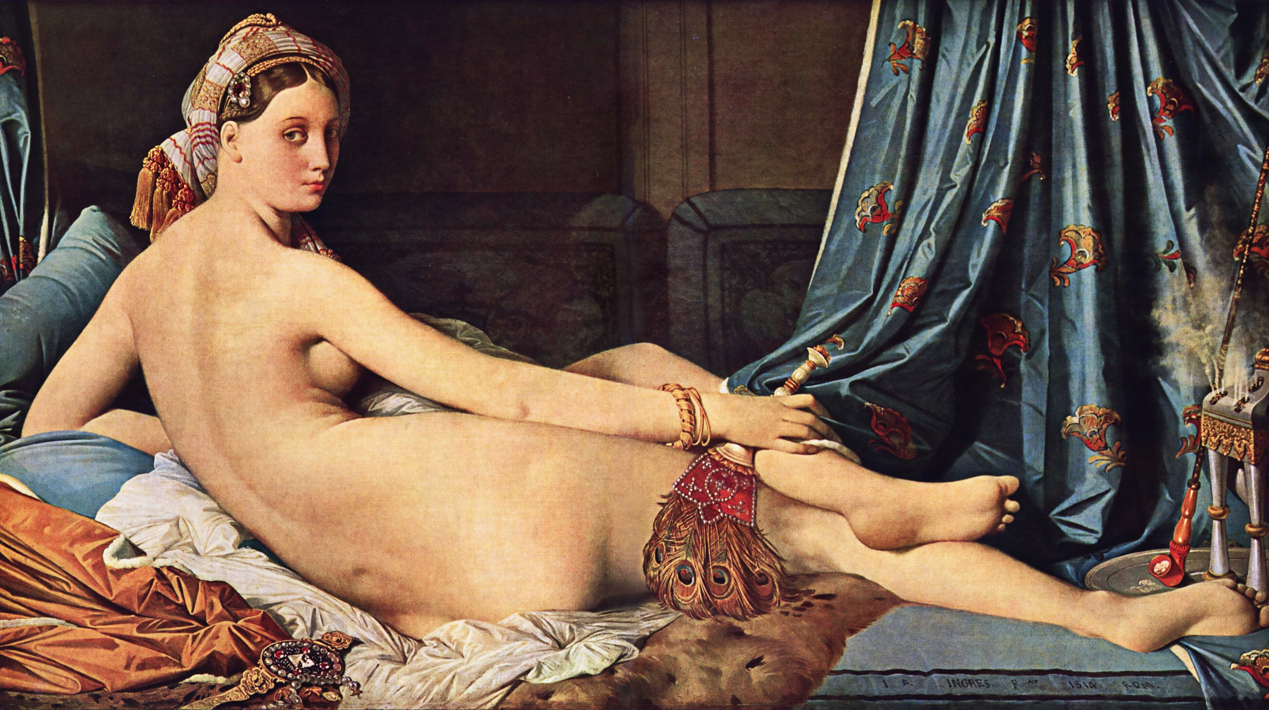 Grande Odalisque by Jean-Auguste-Dominique Ingres