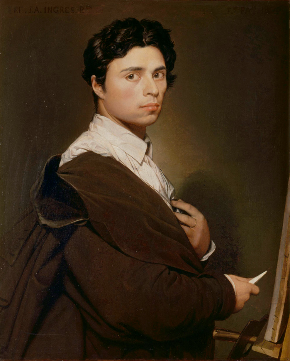 Self-portrait of Jean-Auguste-Dominique Ingres