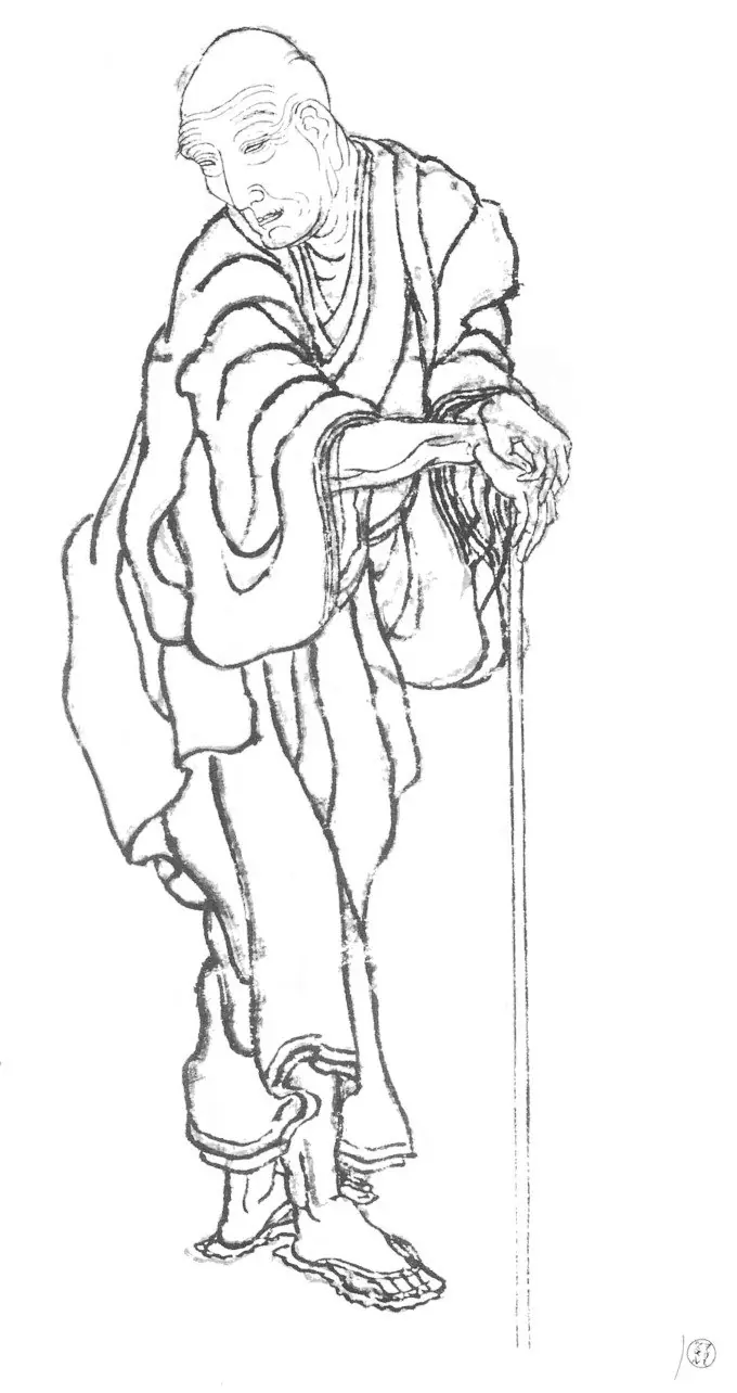 Portrait of Katsushika Hokusai