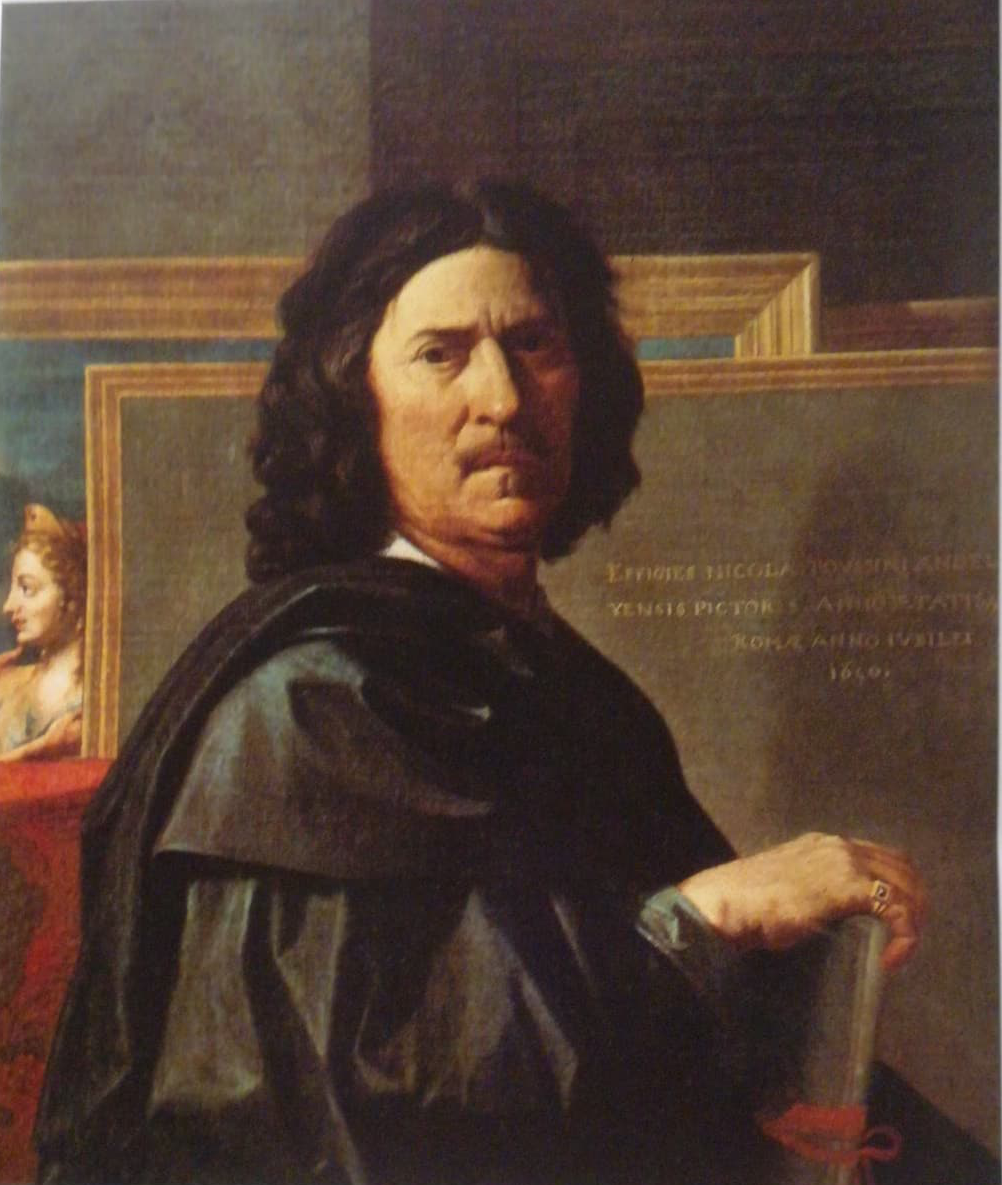 Self-portrait of Nicolas Poussin