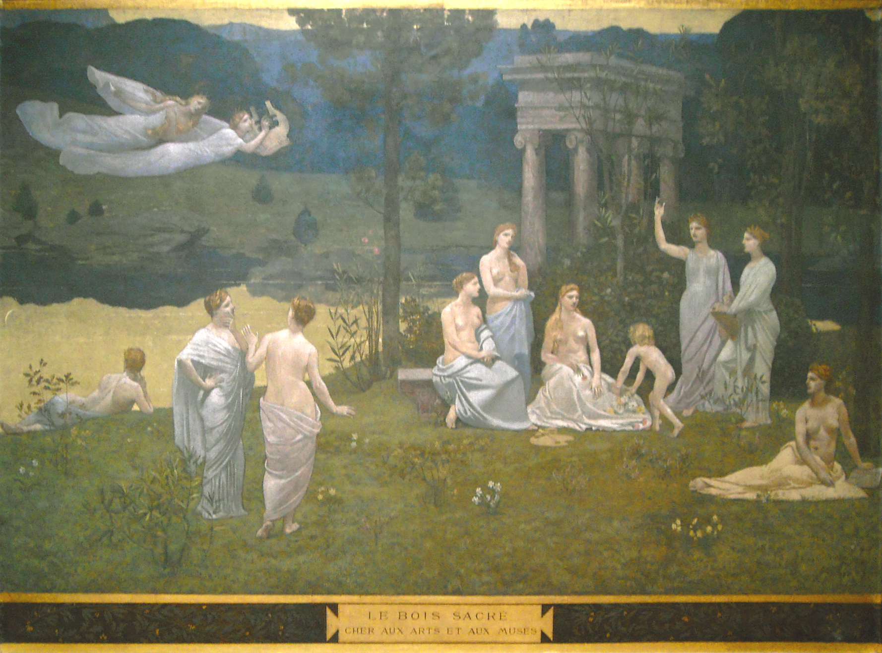 The Sacred Grove, Beloved of the Arts and Muses by Pierre Puvis de Chavannes