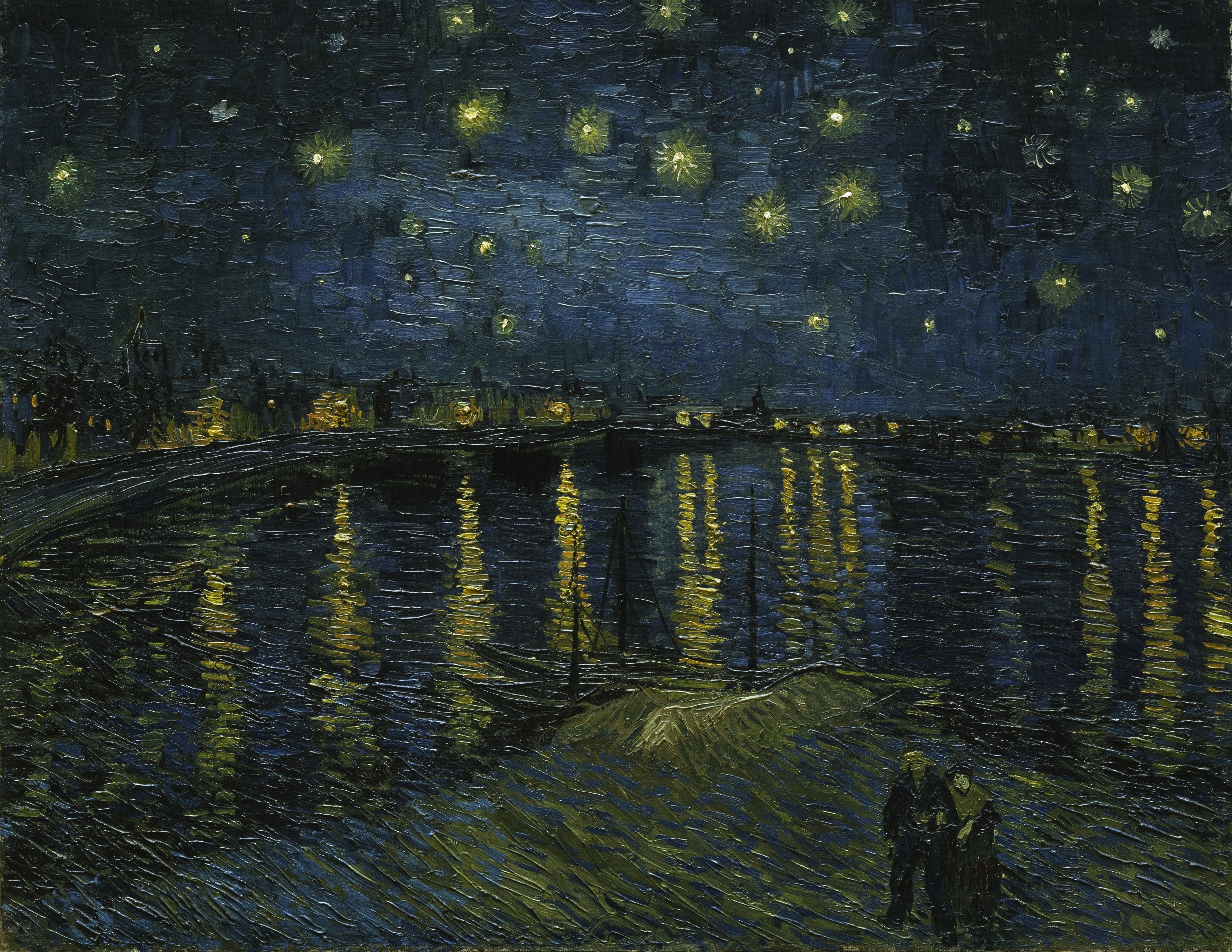 Starry Night Over the Rhône by Vincent van Gogh