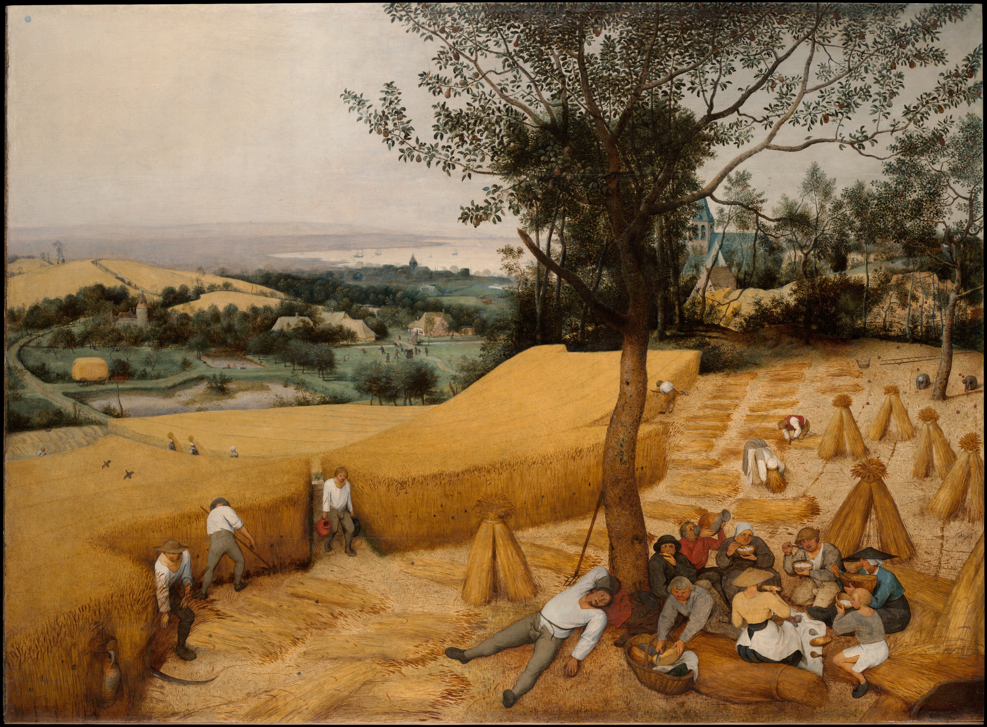 The Harvesters by Pieter Bruegel the Elder at The Metropolitan Museum of Art